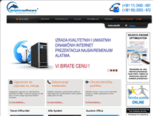 Tablet Screenshot of delphinsoftware.com